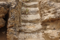 Staircase up to terraces on the south side of the interior entrance to Gate I.
