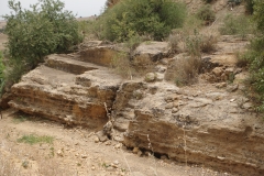 Staircase and terraces on the south side of the interior entrance to Gate I.