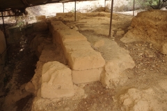 Foundations of the early 5th century BCE sacred building near Gate I.