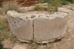 Well head at the north side of the Chiesa di San Biagio.