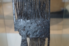 Iron comb found in a store along the forum. Dated to the 2nd or 3rd century CE and displayed in the MuséAl.