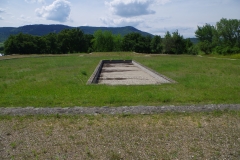 Basin in the quadriporticus of the possible collegia building.