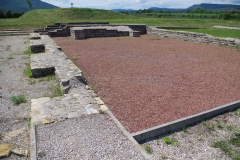 Axial temple in the Bagnols complex.