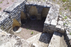 Cellar with niches for amphorae in the southwestern quadrant of the residential area.