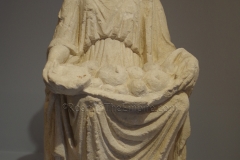 Statue of the Mater of Alesia. Dated to the 2nd or 3rd century CE. MuséoParc Alésia.