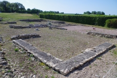 Excavations adjacent to the entrance area of the archaeological park.