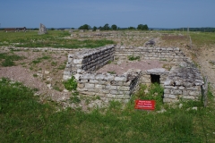 Hypocaust room in the northern portico of the forum.