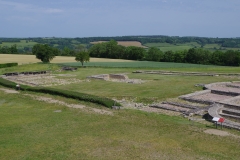 Temple precinct from the viewing platform.