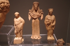 Terracotta votive offerings from the Temple of Apollo.  Fifth to third century BCE. Archaeological Museum Arta.
