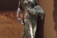 Copper statue of a woman dating to the 3rd century BCE. Archaeological Museum Arta.