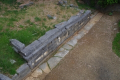 Wall adjacent to the Polyandrion.