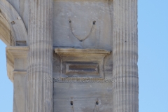 Detail of the rostra mountings on the Arch of Trajan.