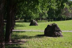 Remains of the aqueduct along the Római stny.