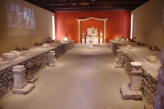 Interior of the Mithraeum of Symphorus and Marcus.