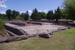 South side and entry area of the Peristyle House.