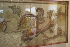 Mosaic of Hercules and Deianira from the Hercules Villa. Dated to the 3rd century CE. Aquincum Archaeological Museum.