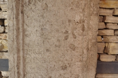 Dedication to Herennius Etruscus  by Legio II Adiutrix, who are noted as being three times loyal and three times faithful. Dated to late 250 CE. From the lapidarium adjacent to the Aquincum Archaeological Museum.
