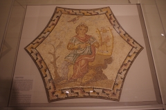Mosaic depicting Orpheus. From Tunisia. Dated to the 3rd century CE. Szépművészeti Múzeum.
