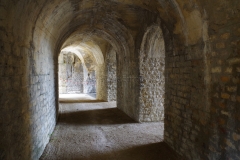 Interior corridors of the theater.