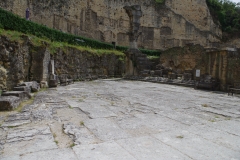 Pavements in the hemicycle complex.