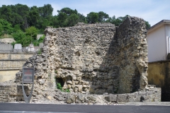 Gate tower along Rue Saint-Clément.