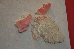 Wall painting from the House of the Grand Peristyle. Displayed in the museum.