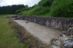 Structures on the west side of the House of the Grand Peristyle.