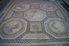 Mosaic depicting Aion and personifications of the seasons from the 3rd century CE. Displayed in the Musée de l'Arles et de la Provence Antique.