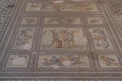 Mosaic depicting Aion and Dionysus from the end of the 2nd century CE. Displayed in the Musée de l'Arles et de la Provence Antique.