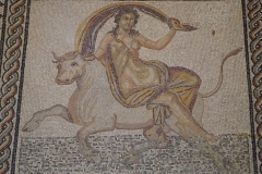 Mosaic of Europa and the bull from the end of the 2nd century CE, displayed in the Musée de l'Arles et de la Provence Antique.