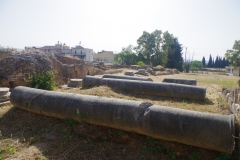 Columns from the southern portico of the baths.