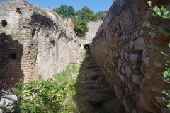 Northern cryptoporticus of the baths.