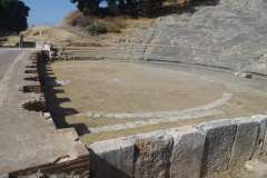 Scenae and orchestra of the theater.