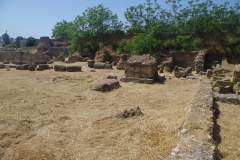 Western area of the Southern Gallery in the agora.