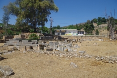 Area of the Hypostyle Hall in the agora of Argos.