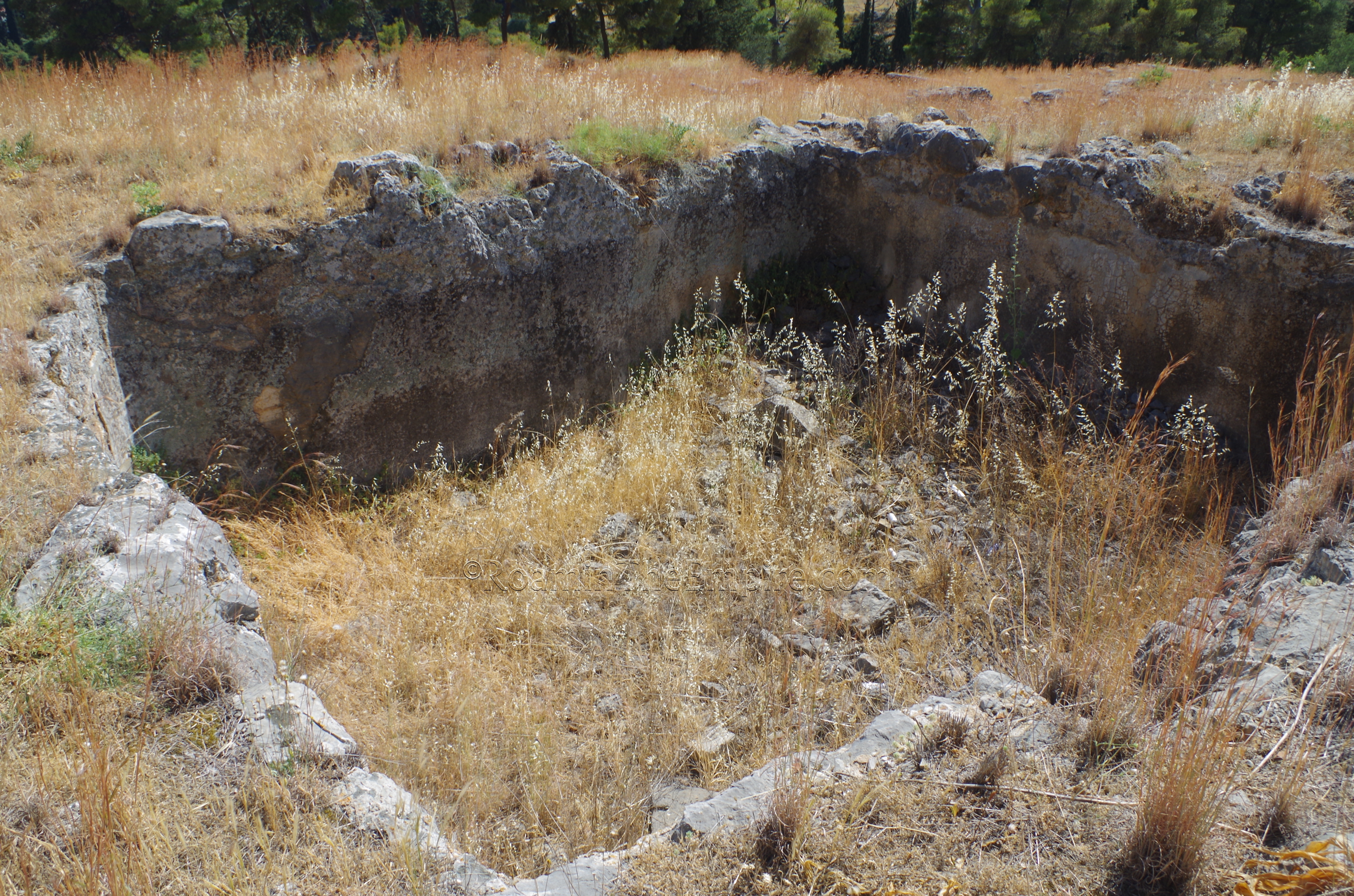 Cistern of the rectangular building (possibly the sanctuary of Asclepius) at the sanctuary of Apollo Deiradates.