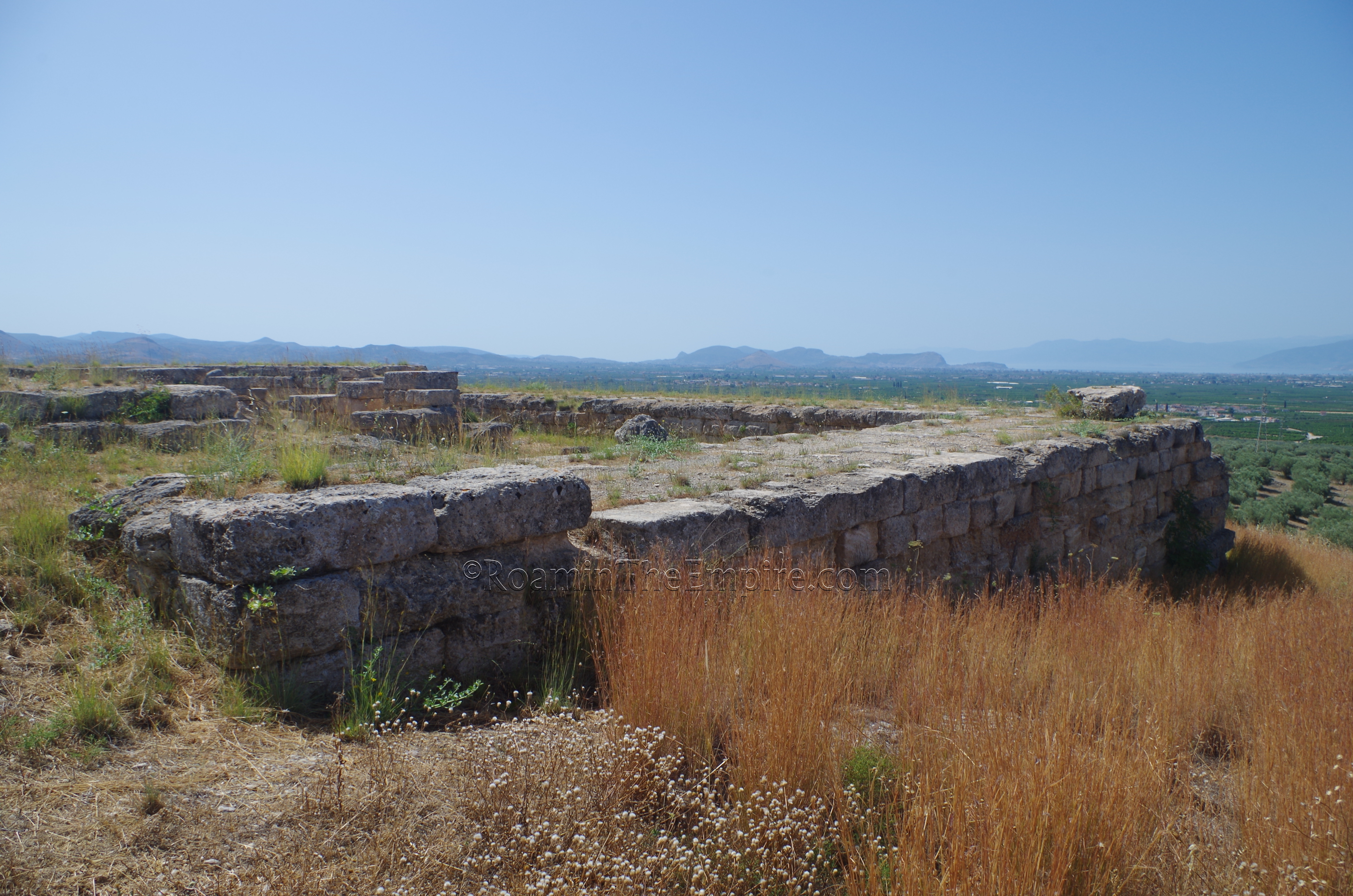 Middle terrace of the Heraion of Argos.