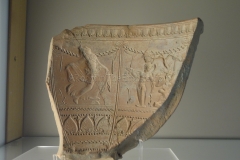 Mould of a bowl with scenes of Satyrs and Maenads from the workshop of Rasinius.