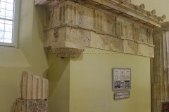 Architectural remains of the Temple of Artemis. Museum.