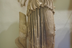 Statue of Athena from the Baths of Asclepius/library area. Dated to about 160 CE. Museum.