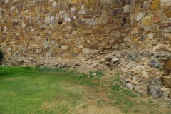 Foundations of the medieval walls.