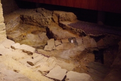 Water channel adjacent to Caldarium I in the Termas Menores.