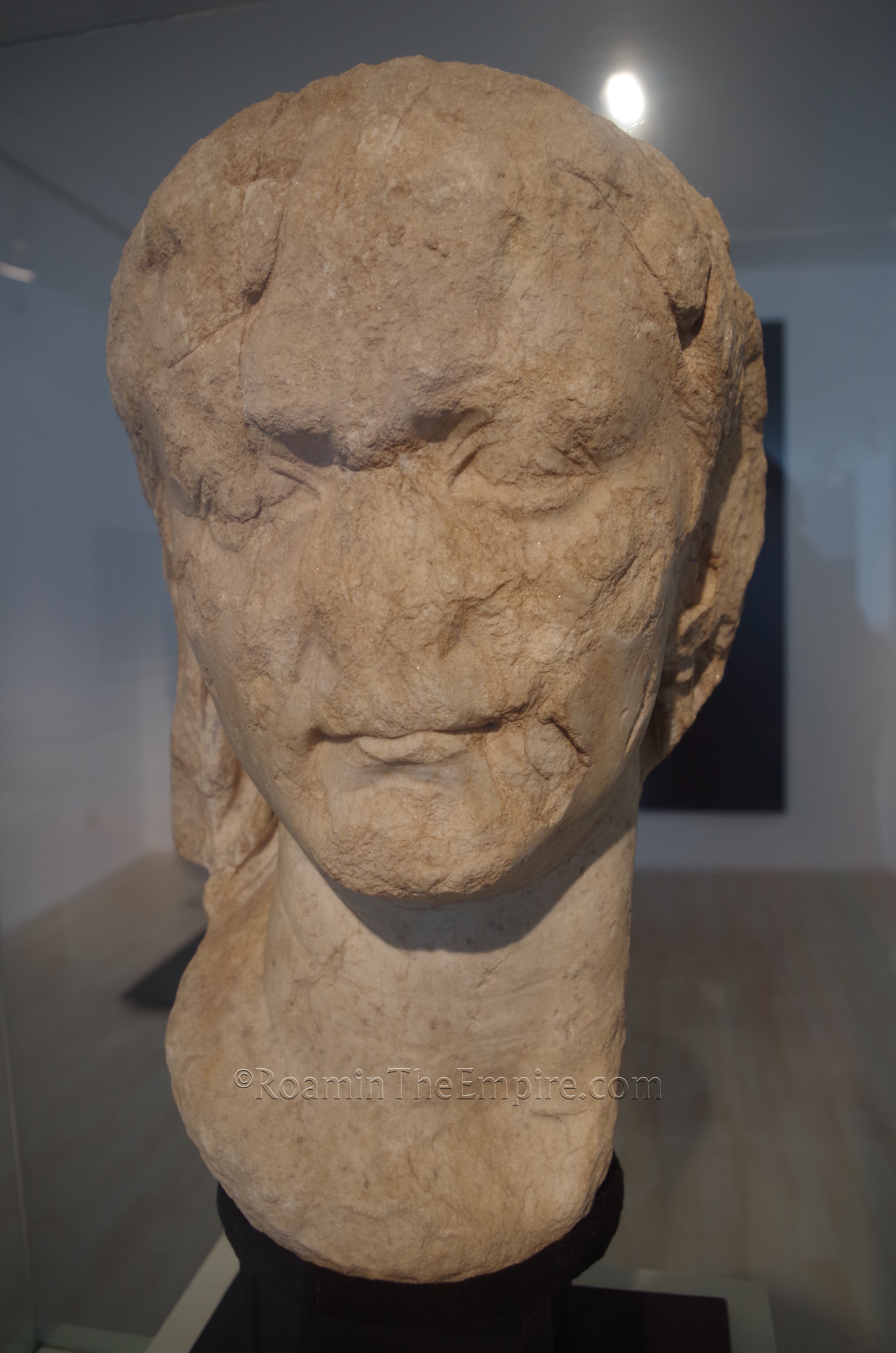 Portrait of Tiberius. From the forum of Augusta Bilbilis. Museo de Calatayud.