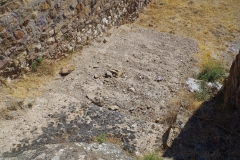 Stairway leading to the eastern portico of the forum.