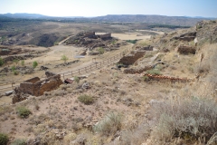 Baths district overlooking the forum.