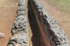 Channel leading into the filtration basin of the Proserpina Aqueduct.