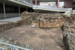 Remnants of building from before construction of the Termes de Resti.