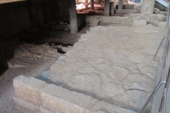 Road in the baths of the Centro Cultural Alcazaba.