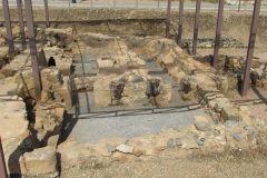Heated area of the Baths of San Lazaro.