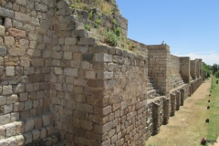 Retaining wall and Alcazaba wall.